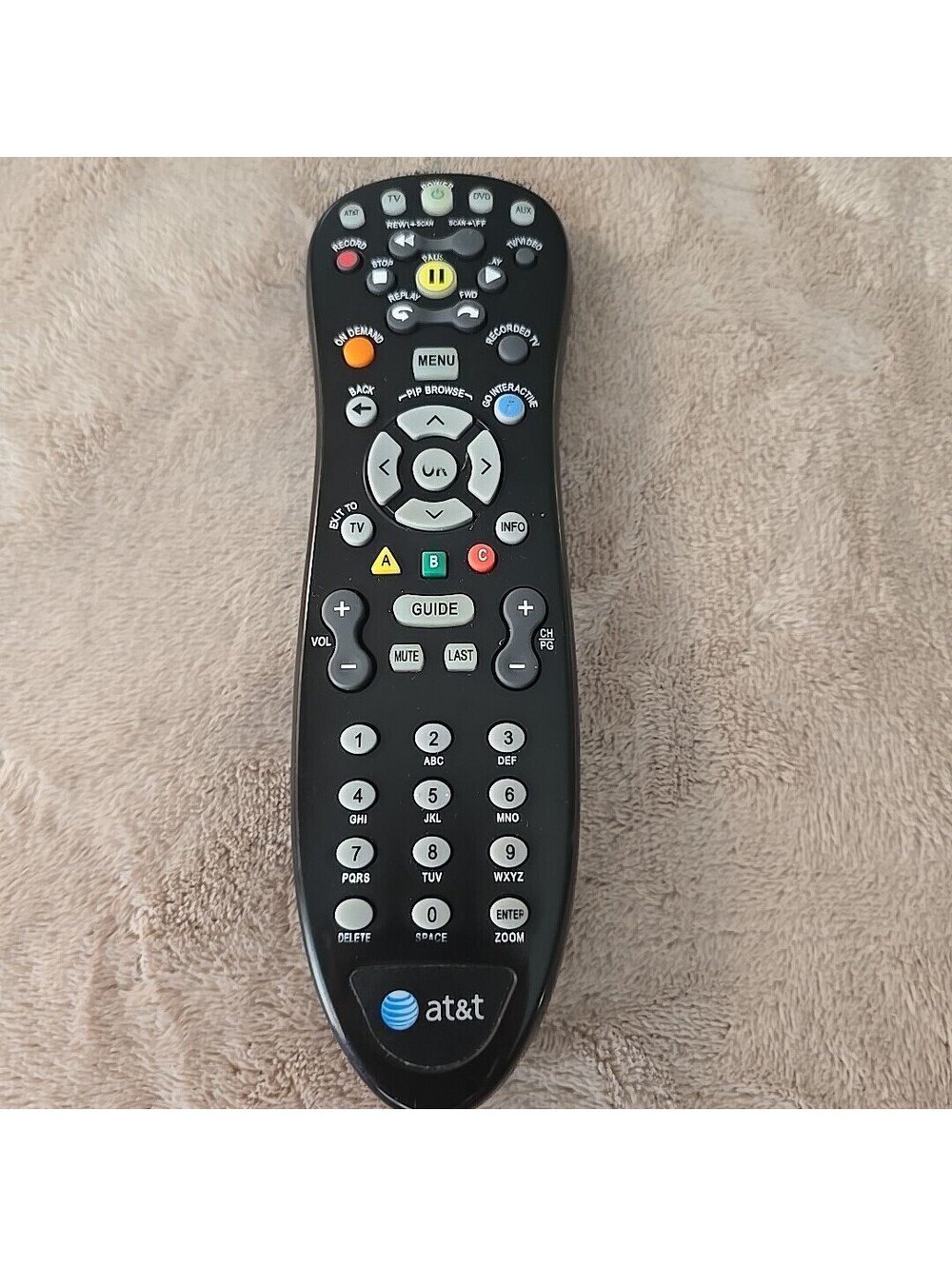 AT&T U-verse Remote Control for AT&T S10-1 Cable Box Tested Working